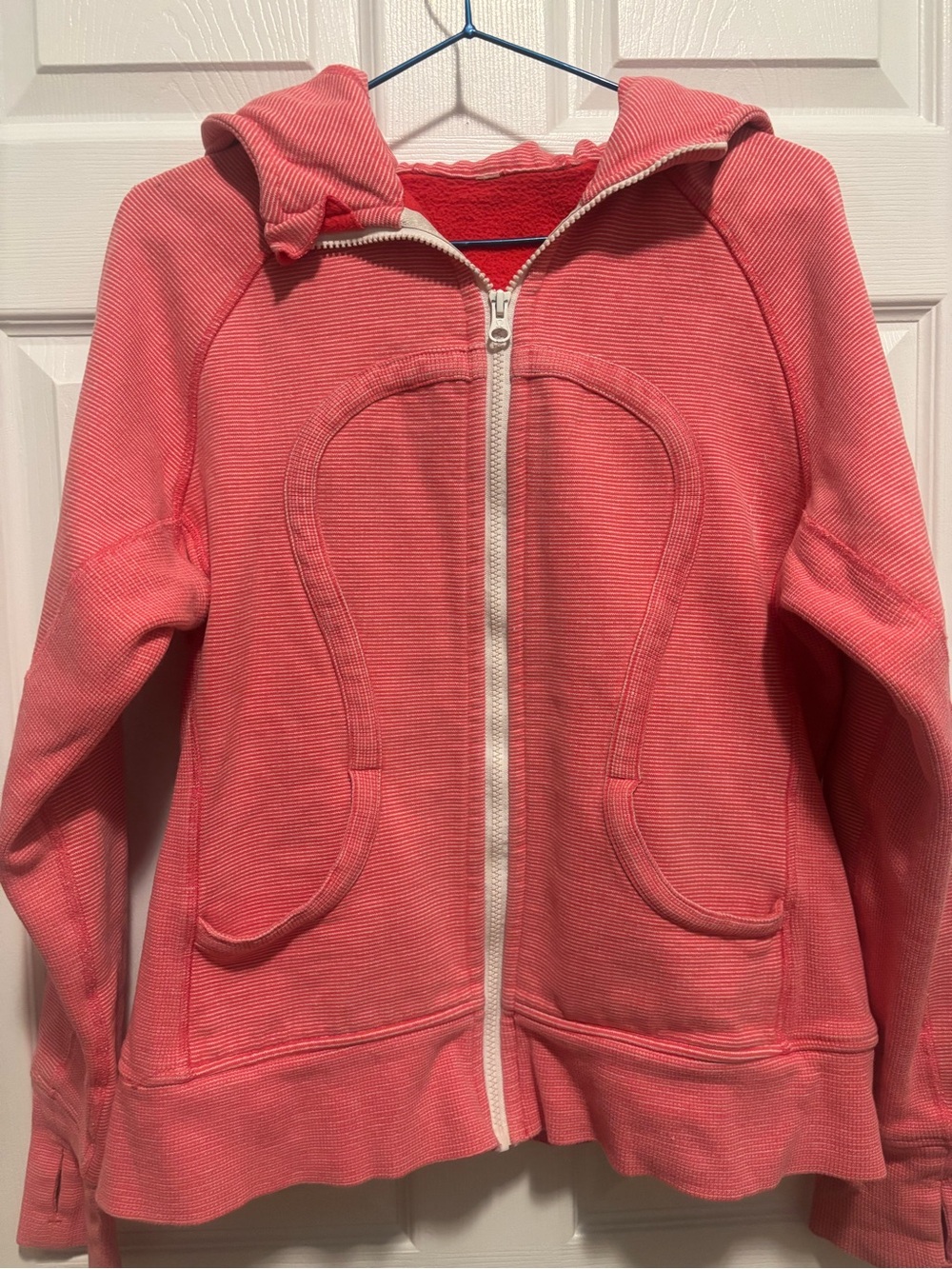 lululemon scuba Pink Zip Hoodie
